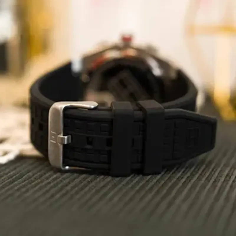 Tommy Hilfiger Harley Black Dial Leather Men's Watch Watch- 1791898